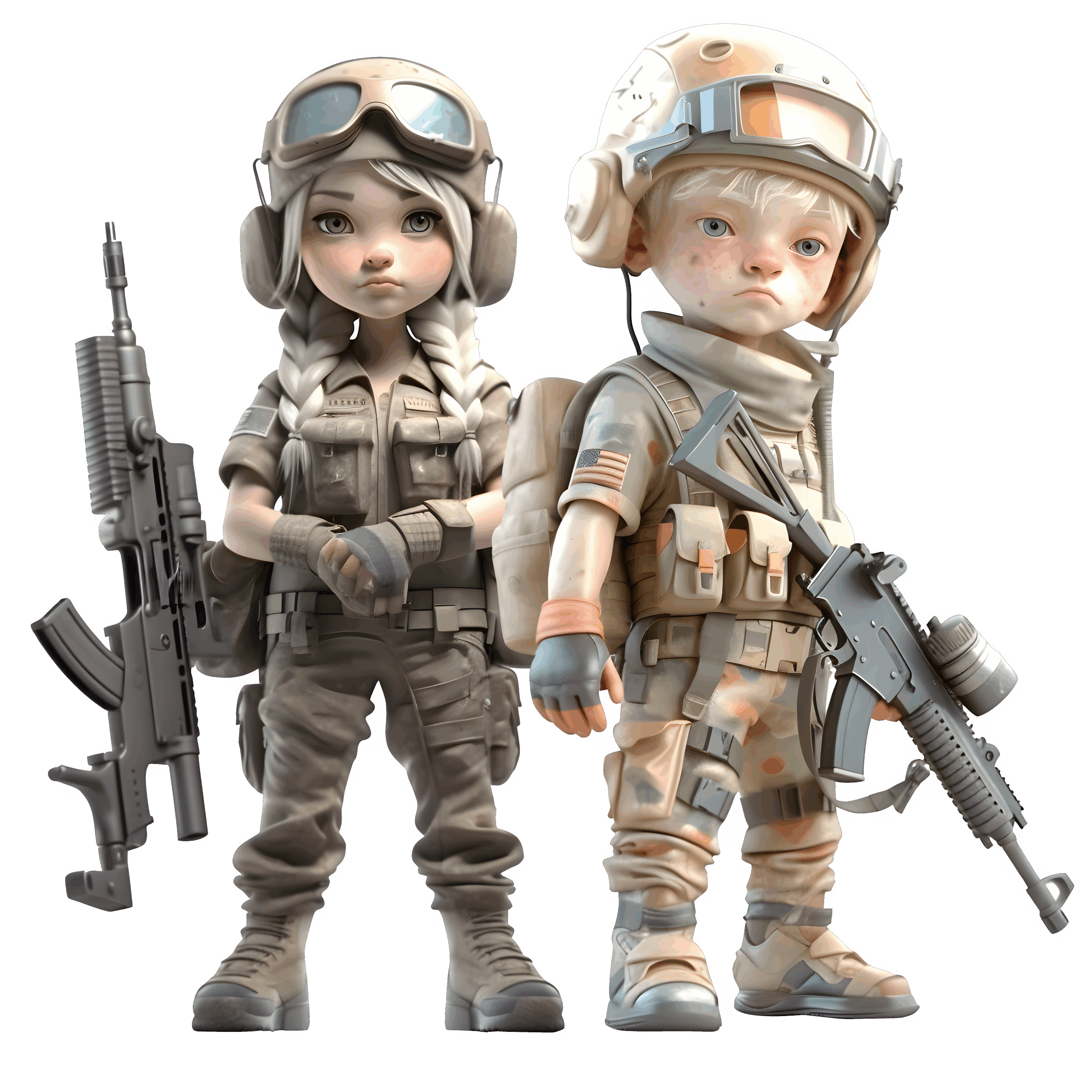 Army par som symboler på ekspertise og seriøsitet i online markedsføring, annoncering, visuel identitet, branding og målgruppeanalyse, branding, webdesign og AI automation. 
Ambassadører for MCCreatives visuelle identitet.